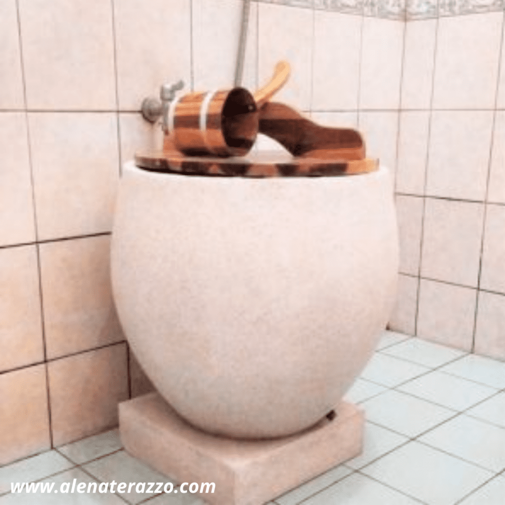 bak mandi gentong terazzo