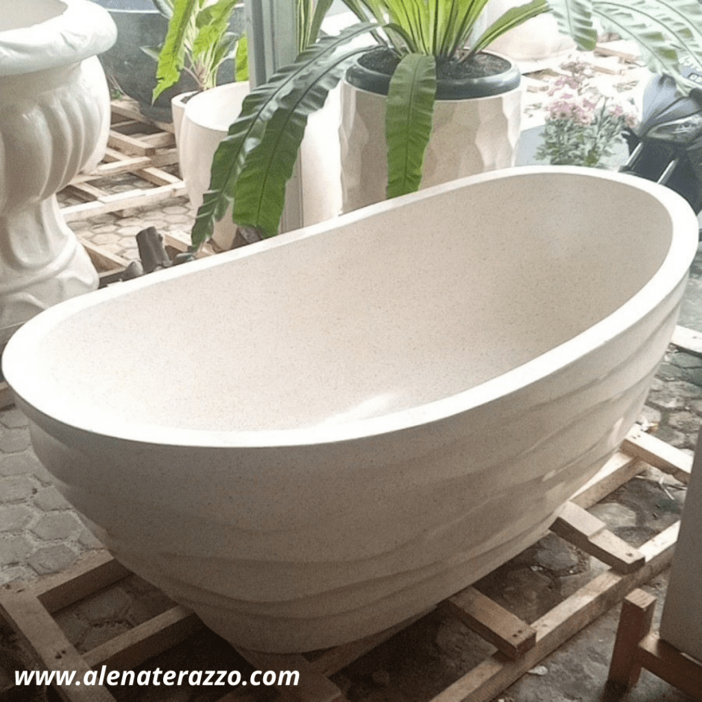 bathtub terazzo