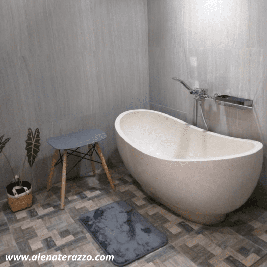 bathtub terazzo