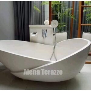 bathtub terazzo tipe tulip