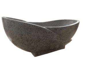 Bathtub Terazzo Tipe tulip (Grey)