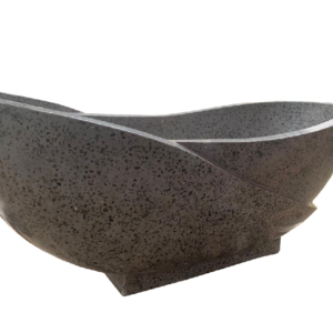 Bathtub Terrazzo Tipe Tulip (Grey)