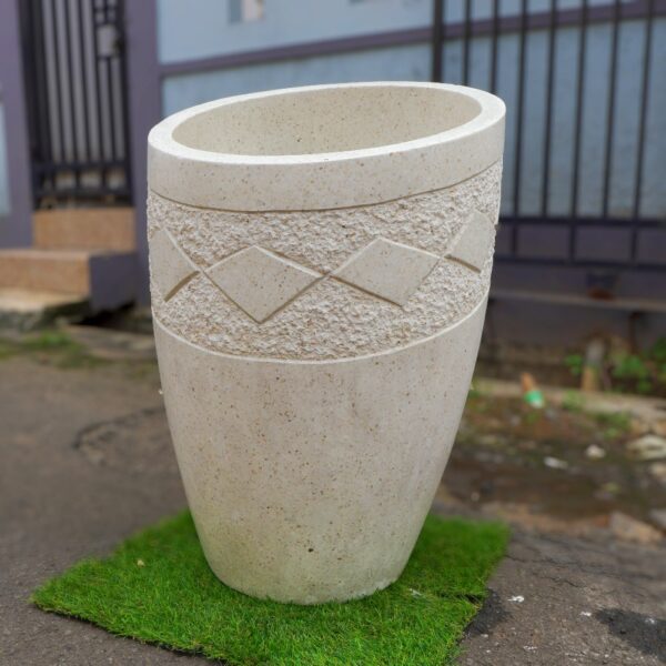 Pot Terrazzo Tipe Diameter Miring Ukir - Image 4