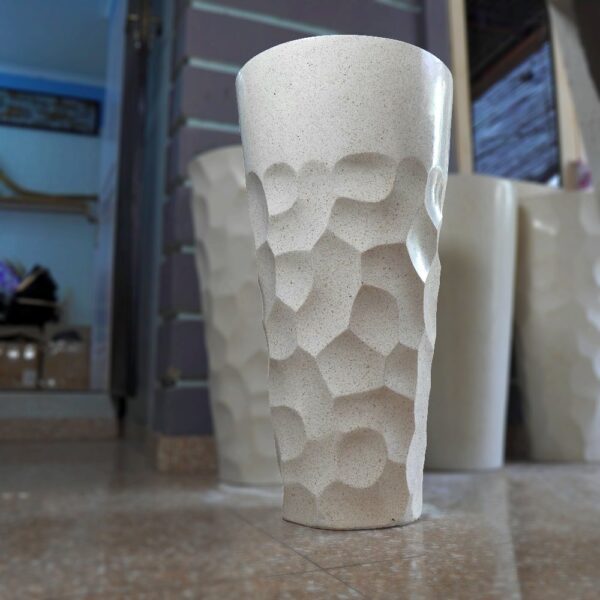Wastafel Terrazzo Tipe Pedestal Setengah Sarang Madu - Image 4