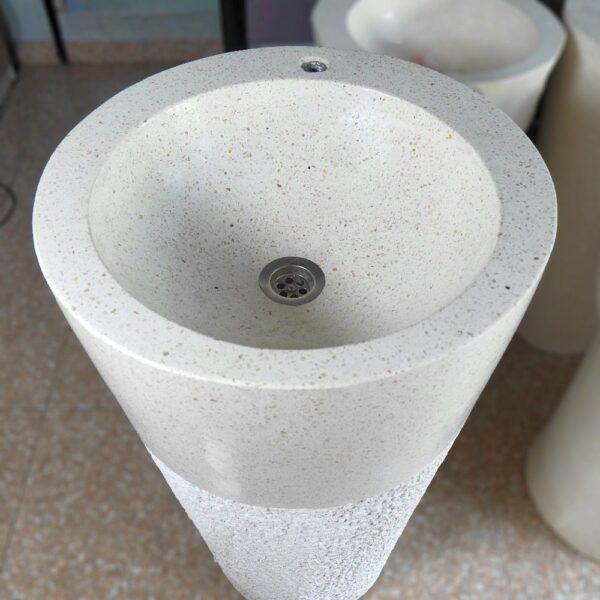 Wastafel Terrazzo Tipe Pedestal Uluwatu Cacah - Image 2