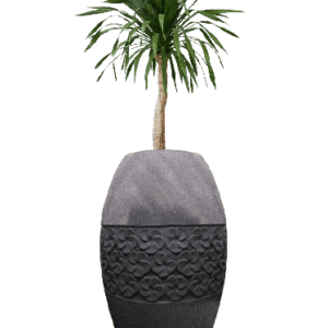 Pot Terrazzo Tipe Ukir Bunga