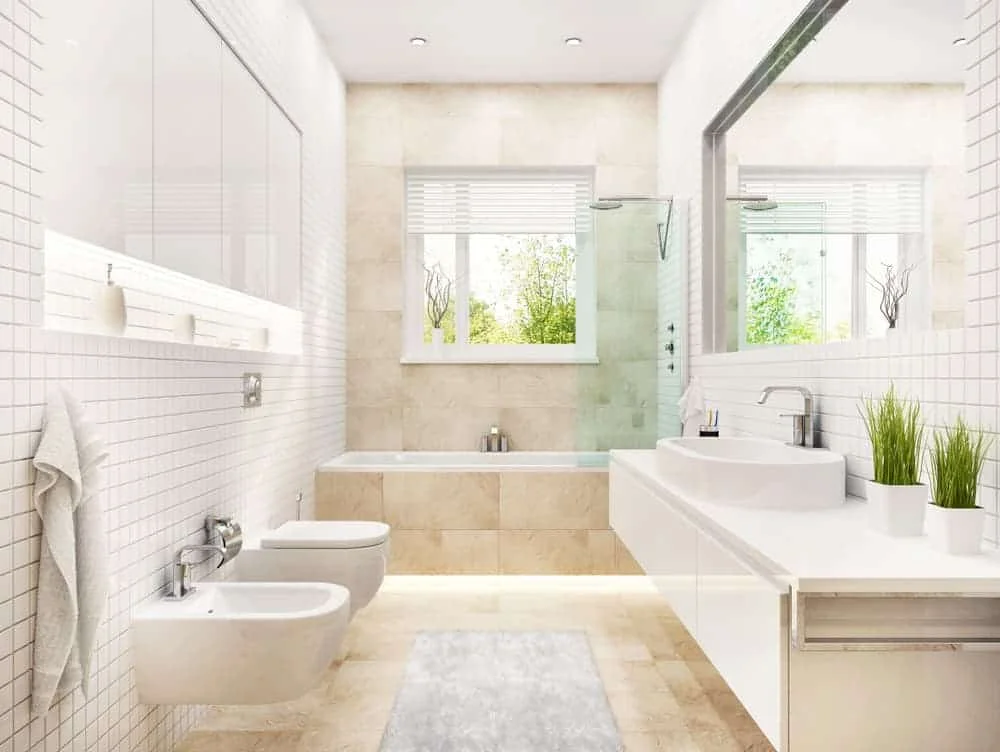 Bathtub Dinding Batu