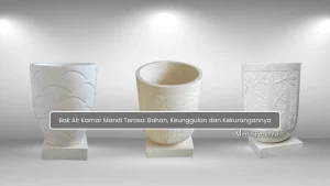 Bak Air Kamar Mandi Teraso