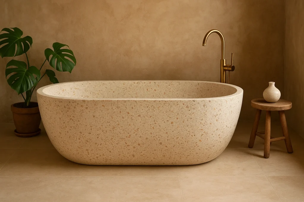 bathtub material teraso