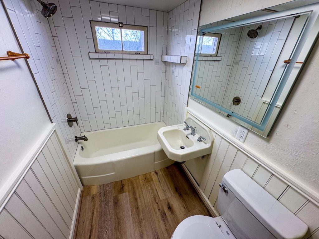 layout bathtub persegi