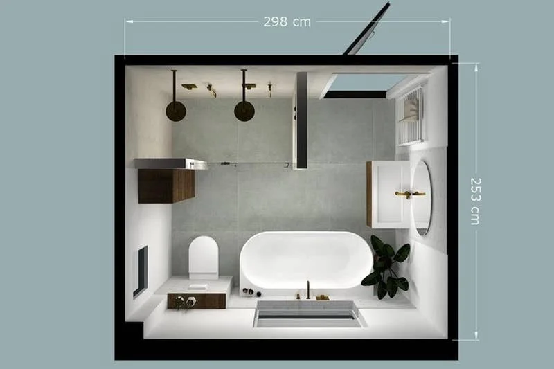 Ukuran bathtub mini